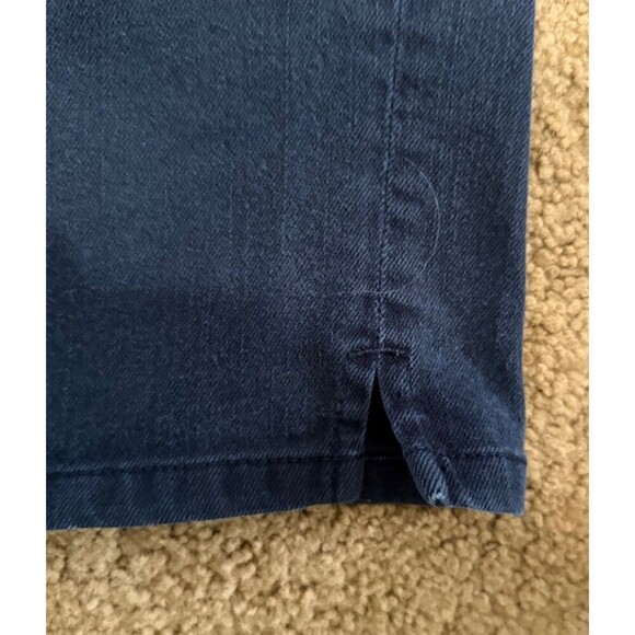 Chaps Est. 1978 Women’s High Rise Dark Wash Jean Capri Size 14 Preppy Chic - Picture 8 of 8